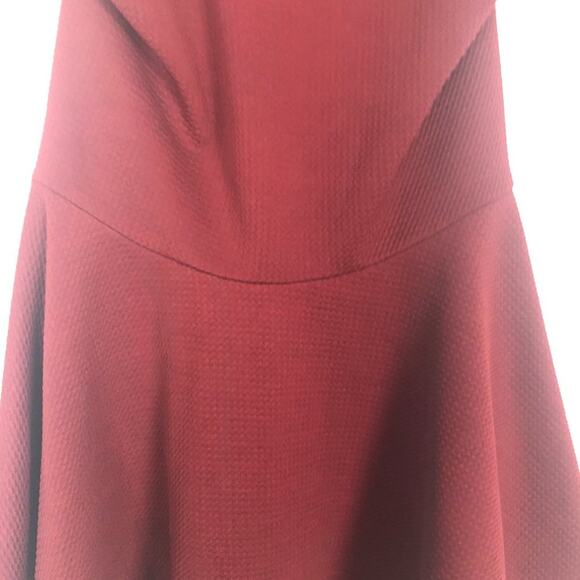 Sayany Thing High-Neck Off-Shoulder Burgundy Ruffle Top Size S - Picture 3 of 10